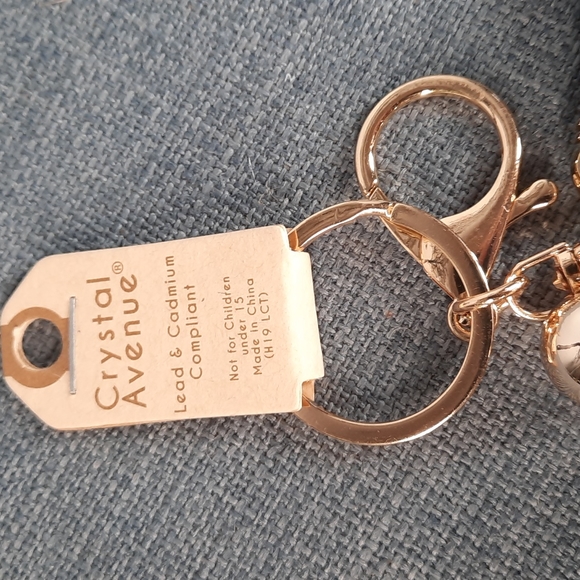 Cat Keychain Kitty Kitten Animal Lover Rescue Keys Purse Charm Bling Sparkle - Picture 4 of 4